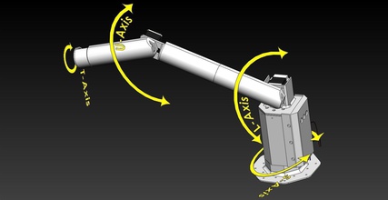 moteur robotique arm1 pinshape pilote facile dair bras théâtre robot robotoons r2pv1com wperko solidworksmagi 3d print model - Mito3D
