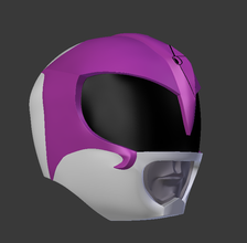 mighty morphin power rangers film rose ranger casque pinshape prop casques cosplayer cosplay rmfm 3d print model - Mito3D