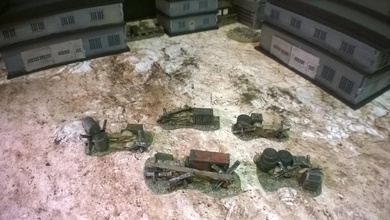 campo batalla fortificada obstáculos pinshape wargames terreno paisaje fortificación 3d print model - Mito3D
