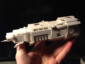 halo ayaklı sonbahar geliştirilmiş pinshape revize halcyon pillar uzay gemisi 3d print model - Mito3D