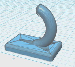 Haken pinshape Handtuch Aufhänger Dusche Bad 3d print model - Mito3D