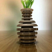 incredibile vaso pinshape interni arredamento bella pot i vasi 3d print model - Mito3D