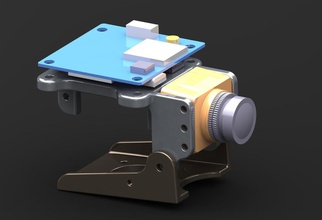 pan tilt runcam split 2 pinshape disegno 3d 3d print model - Mito3D
