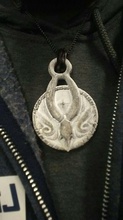 dragon prêtre pendentif pinshape fan made skyrim colliers accessoires jeu game design concours 3d print model - Mito3D