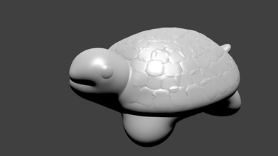 tortuga pinshape animal 3d print model - Mito3D