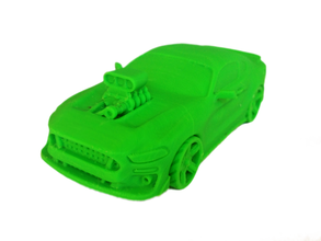 2017 ford mustang supercargador pinshape rim muscle car vehículo miniatura deporte neumáticos coche 3d print model - Mito3D