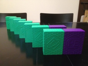 parametrico scifi deck box netrunner emblemi pinshape disegno 3d 3d print model - Mito3D