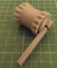 algodón carrete racer pinshape juguete spinner banda goma 3d print model - Mito3D