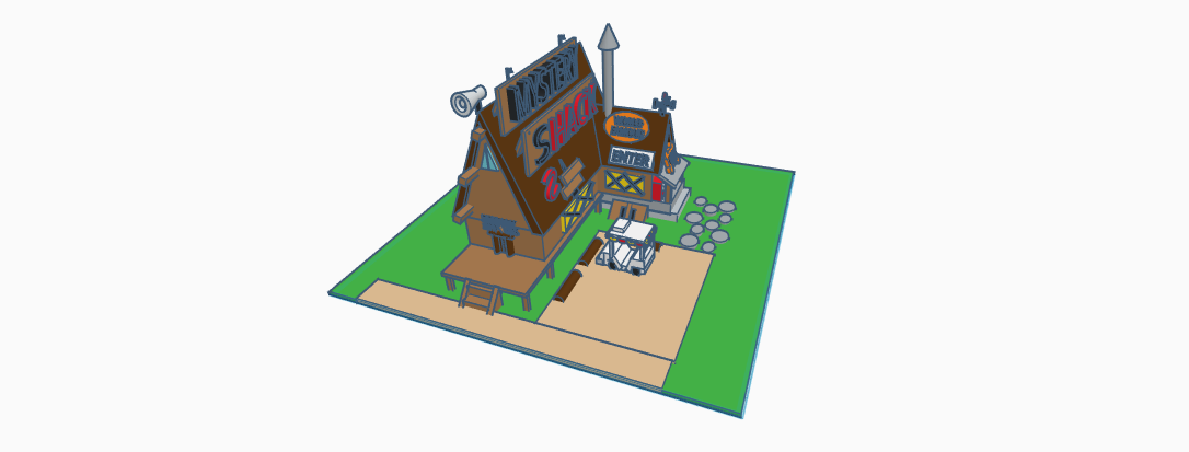 mistery shack pinshape mistery-shack 3D print model - Mito3D