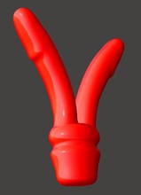 cabezas gallo pinshape polla 18+ 3d print model - Mito3D