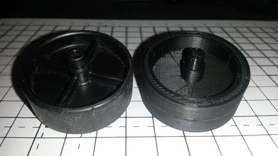 rolo plástico armazenamento banheira pinshape diy substituição peças rodas caixa 3d print model - Mito3D