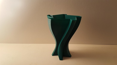 test vase 4 pinshape spiralised spiralized spirale externe contour vases d'impression impression mode 3d print model - Mito3D