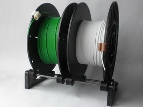 universal soporte bobina pinshape cola titular filamento 3d print model - Mito3D