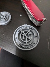 york city football club keychain pinshape 3d-design 3d print model - Mito3D