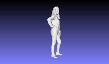 printle femme 008 pinshape per adulti casual in piedi 3d print model - Mito3D