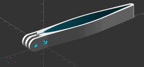 slingshot kitefoil mast gopro mount pinshape 3d design 3d print model - Mito3D