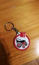 gti trousseau tracteur pinshape couleurs logo logo3d clés 3d print model - Mito3D