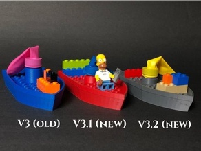 balão barco pinshape game design contest Modelo 3d passeios 3d print model - Mito3D