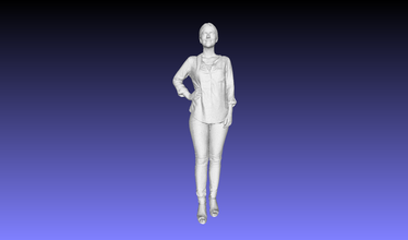 printle femme 005 pinshape standing 3d print model - Mito3D
