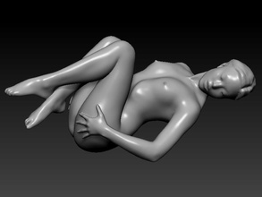 invitation pinshape -naked -nude -woman -body female 3d print model - Mito3D