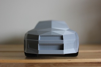 low poly nissan skyline r34 gtr pinshape design Kunst lowpoly 3d print model - Mito3D