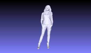 printle femme 012 pinshape ayakta kadın 3d print model - Mito3D