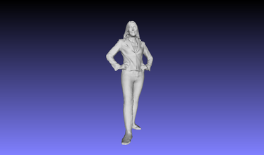 printle femme 013 pinshape standing woman 3d print model - Mito3D