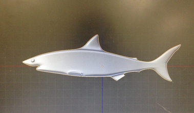 shark pinshape realistic sharks 3d print model - Mito3D