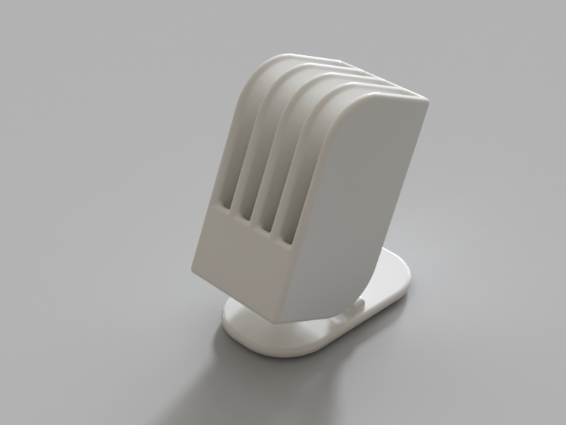 comb stand pinshape combs holder comb-stand 3D print model - Mito3D