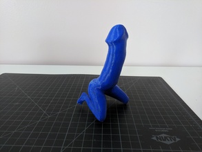 phallic love lady pinshape bronze wtf statue weird penis 3d print model - Mito3D