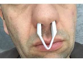respiración pinshape salud cuidado angina pecho nariz cono aliento 3d print model - Mito3D