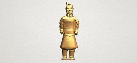xi warrior 01 pinshape church christian jesus religiou-object holy worship decor religion architecture historic sculpture statue figurines miniatures characters people human house 3d print model - Mito3D