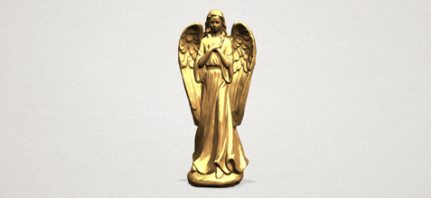 ángel 01 pinshape iglesia cristiana jesús miguel santo adoración decoración religión arquitectura histórico escultura estatua figuritas miniaturas caracteres personas humanos casa 3d print model - Mito3D