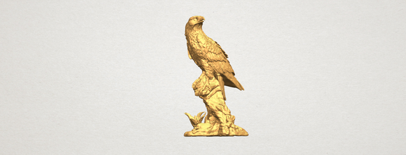 eagle 01 pinshape dog animal sculpture statue figurines miniatures characters people human house print 3d 3d print model - Mito3D