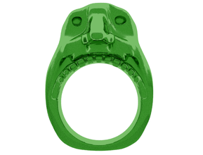 tiki face ring pinshape easy-to-print fun cute-monster cute easter-island art 3d print model - Mito3D