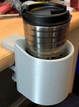 travel desk holder pinshape travel-mug coffee 3d print model - Mito3D