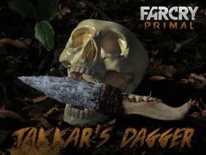 takkar dagger - primal game design contest pinshape takkar's-dagger wellington-luk cosplay cosplay-prop prop videogame games far-cry-primal game-design-contest 3d print model - Mito3D