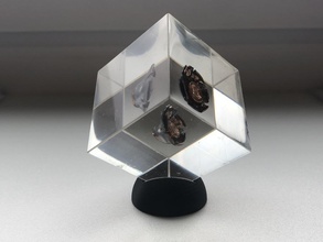 corner cube stand base pinshape disegno 3d 3d print model - Mito3D