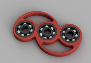 fidget spinner swing pinshape 3d design 3d print model - Mito3D