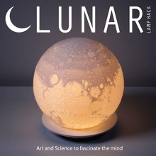lunaire lampe hack pinshape décor projets lune science led l'éclairage lumière lampes abat jour 3d print model - Mito3D