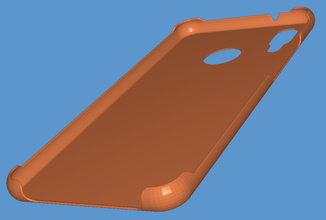 caso delgado huawei p20 lite pinshape shell teléfono 3d print model - Mito3D