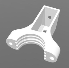 converter bracket - pinshape 3d print model - Mito3D