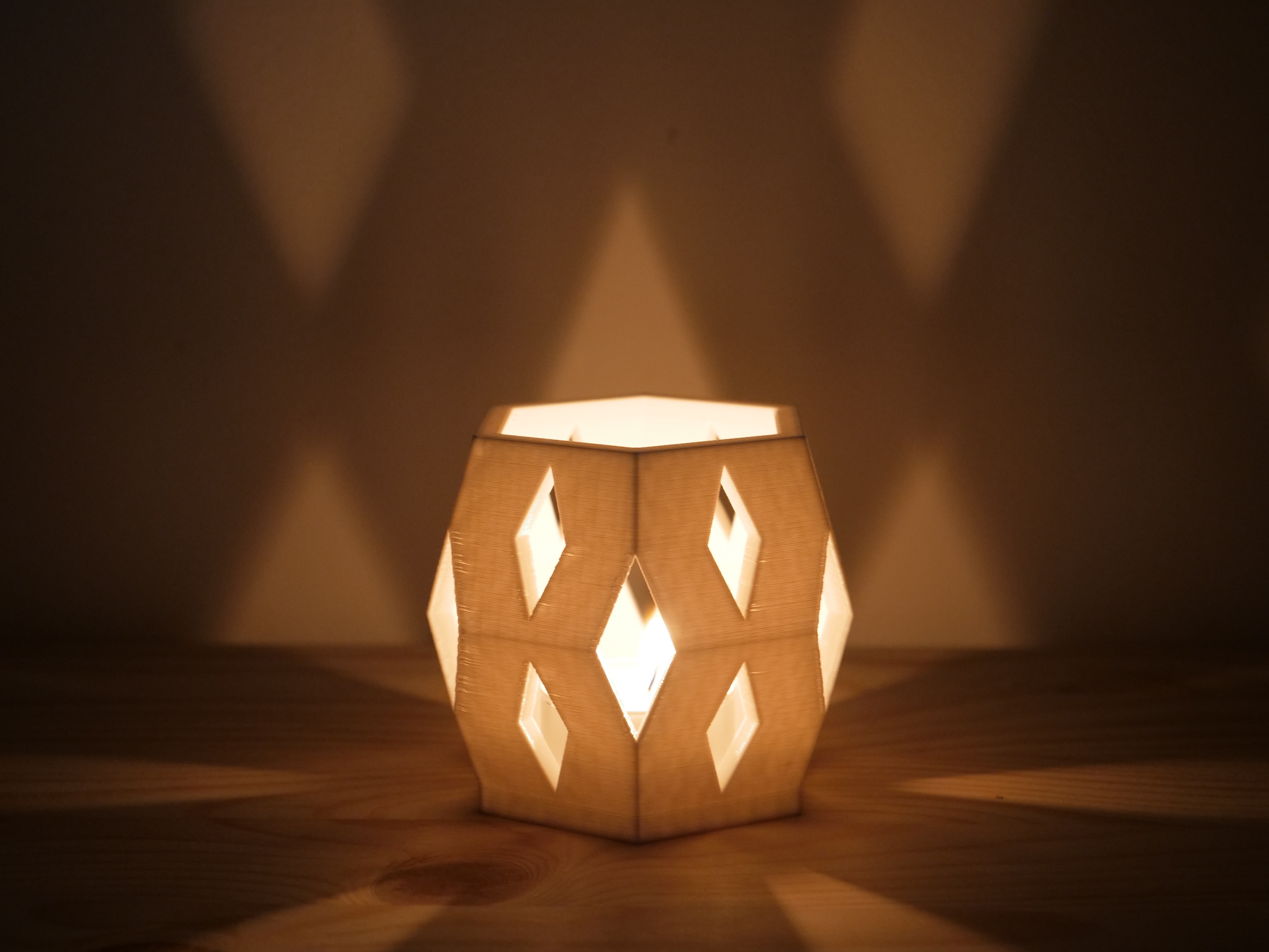 cozy tealight holder pinshape candlelight candles tealgiht tealight-holder 3D print model - Mito3D