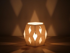 aconchegante tealight titular pinshape luz velas tealgiht 3d print model - Mito3D