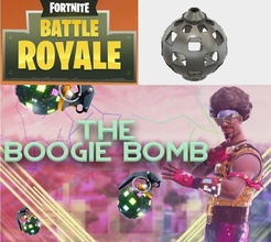 fortnite boogie woogie bomb neopixel mp3 player pinshape game-design-contest adafruit -nomady-speaker disco-lights mp3-player boogie-woogie-bomb 3d print model - Mito3D