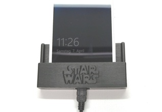 telefono per montaggio parete incl logo star wars pinshape disegno 3d 3d print model - Mito3D
