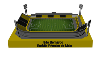 bernardo pinshape mimarlık serie a2 Müzesi sao bernado paulo Brezilya arena Stadyumu futbol 3d print model - Mito3D