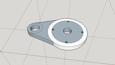électrique planche roulettes support moteur pinshape Conception 3d 3d print model - Mito3D