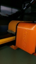 cr10 wheels cover dust cleaner pinshape 3d-design 3d print model - Mito3D