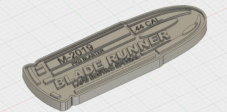 blade runner 44 cal pinshape 3d-design 3d print model - Mito3D